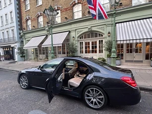 car standing with open back door