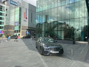 car standing outside the building